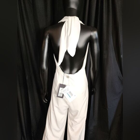 HALSTON Halter Jumpsuit NWT - Picture 8 of 14